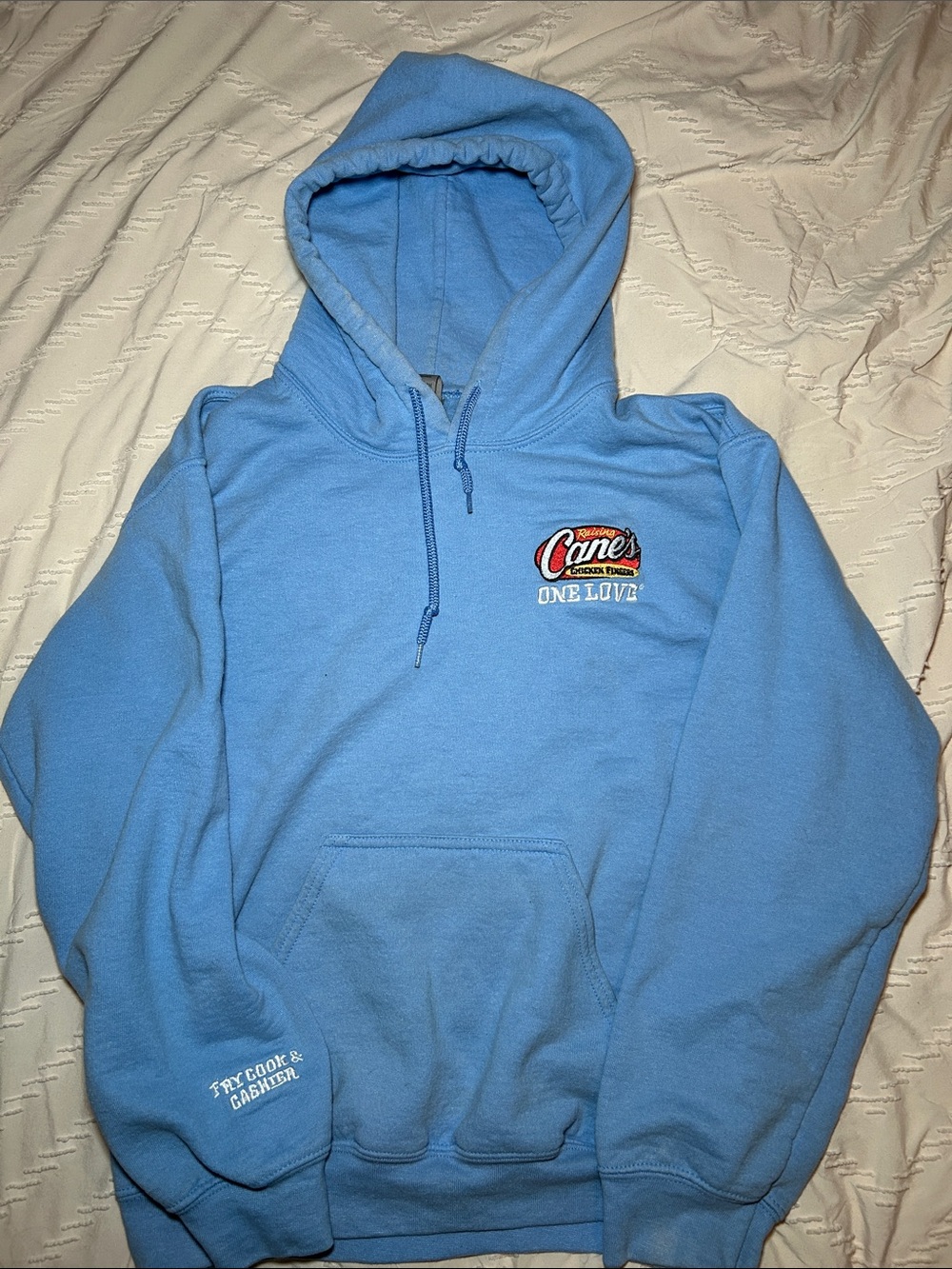 Raising Cane’s Blue Hoodie - Small